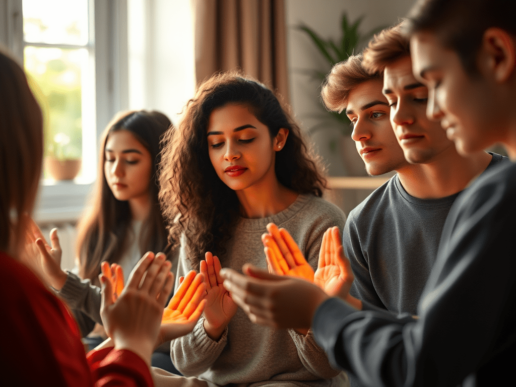 young adults, adolescents, groups session,